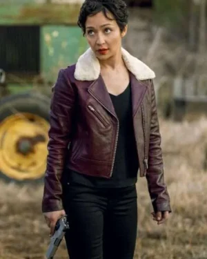 best Preacher Ruth Negga Leather Jacket