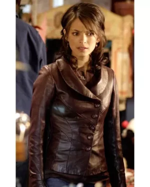 best Smallville Lana Lang Brown Leather Jacket