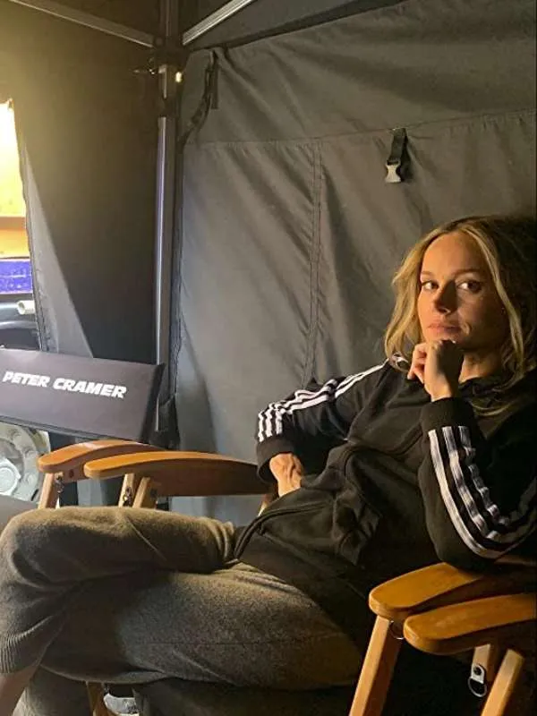 best Fast X 2023 Brie Larson Black Hooded Track Jacket