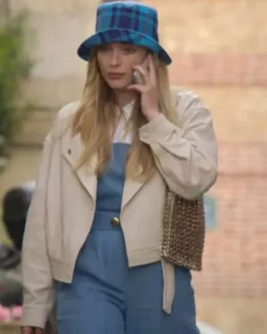 Best Emily in Paris S02 Camille Leather Jacket