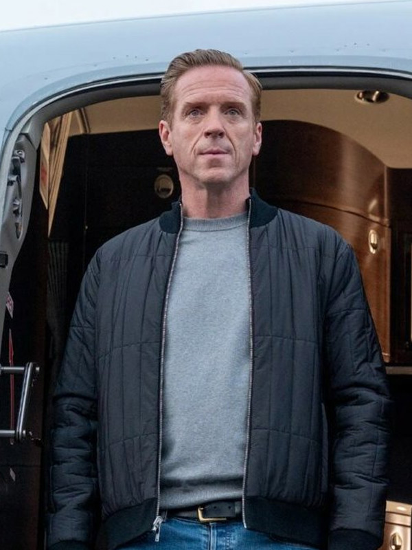 Best Damian Lewis Black Quilted Jacket