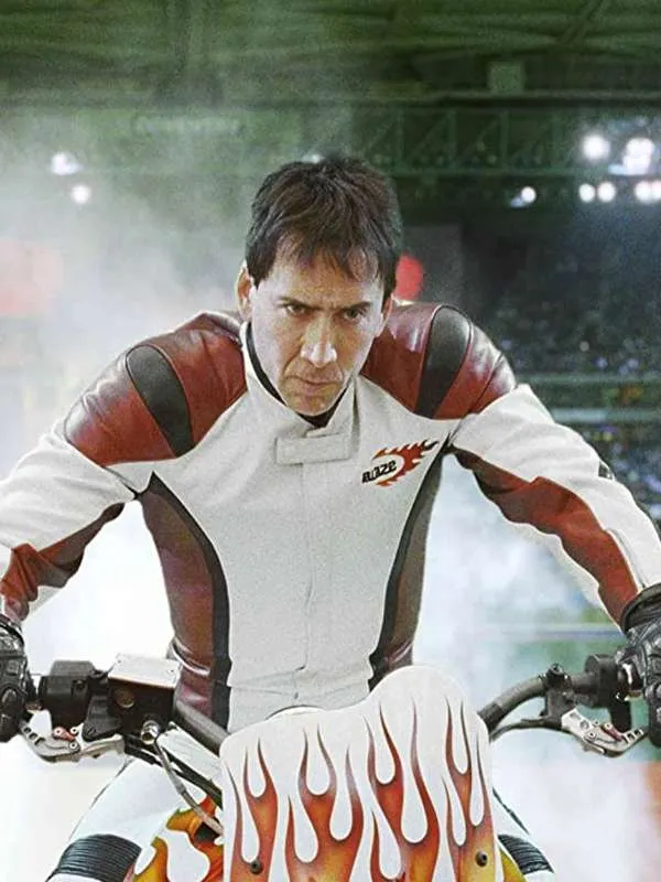 Best Ghost Rider Nicolas Cage Biker Leather Jacket
