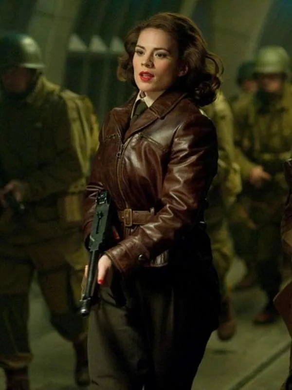 Best Captain America Peggy Carter Leather Jacket