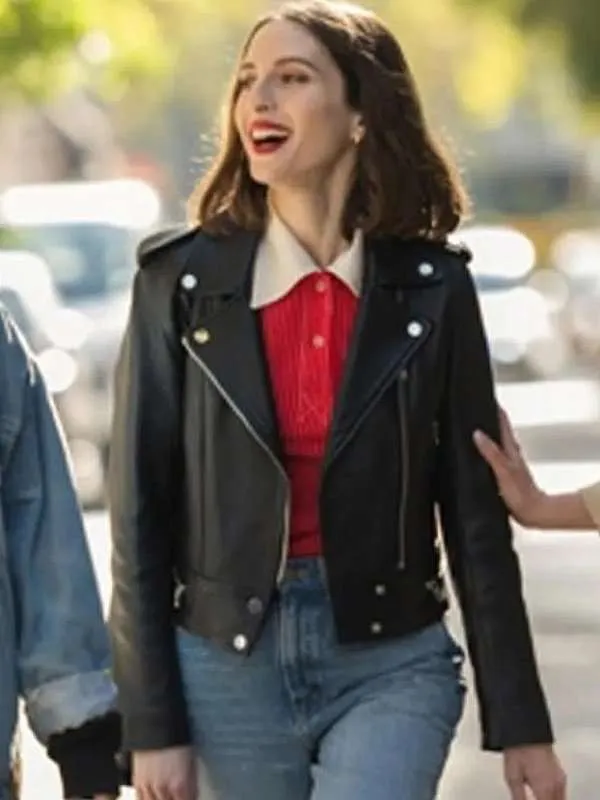 Best Love María Valverde Black Biker Jacket
