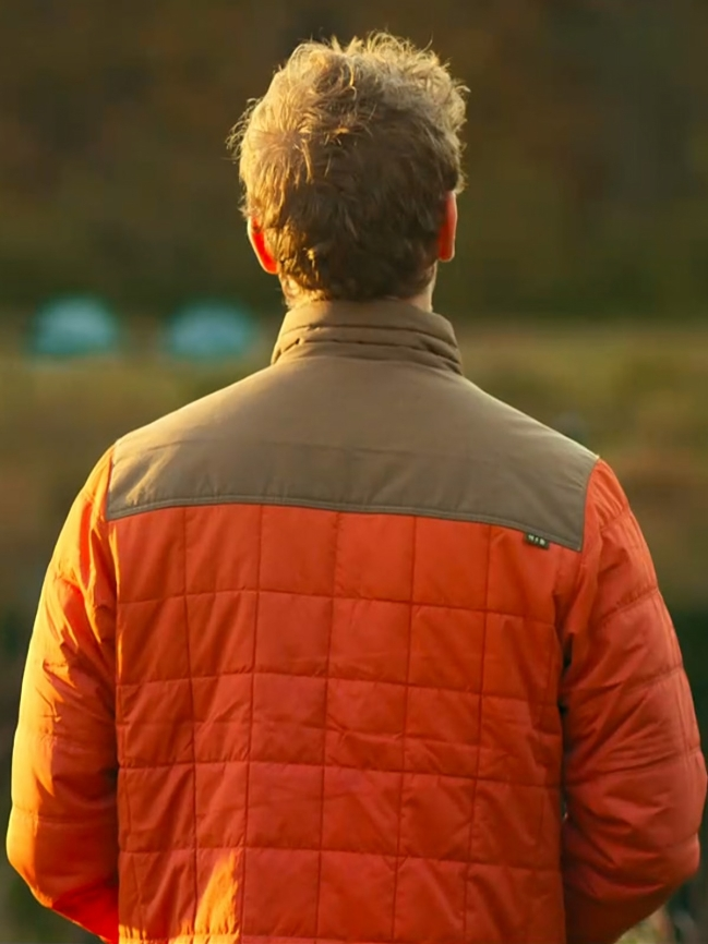 Best Ben Cook Orange Quilted Jacket