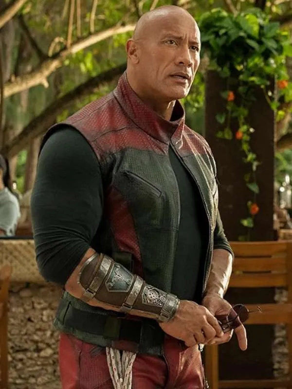 Best Red One 2024 Dwayne Johnson Leather Vest