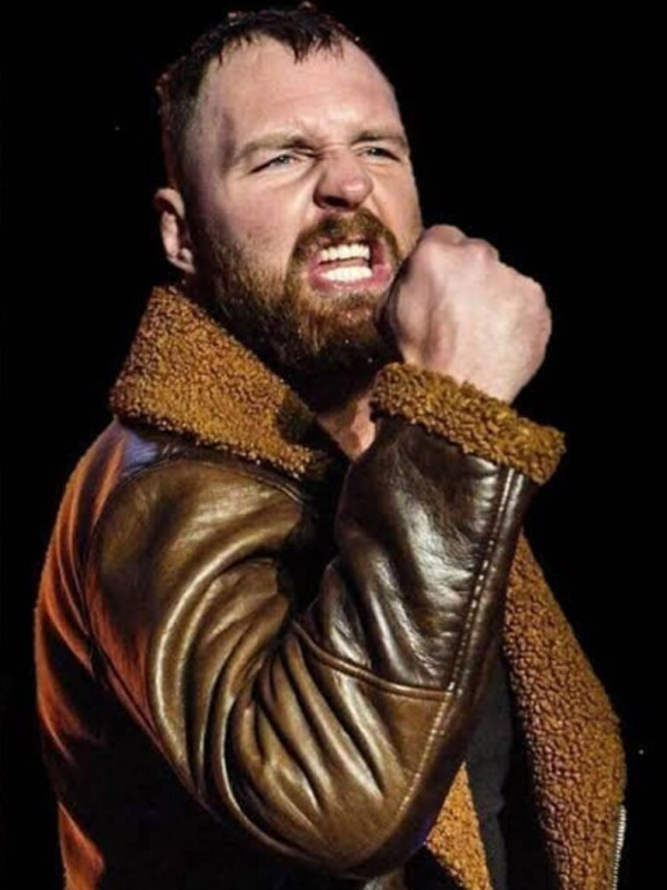 Best New Dean Ambrose Brown Shearling Jacket