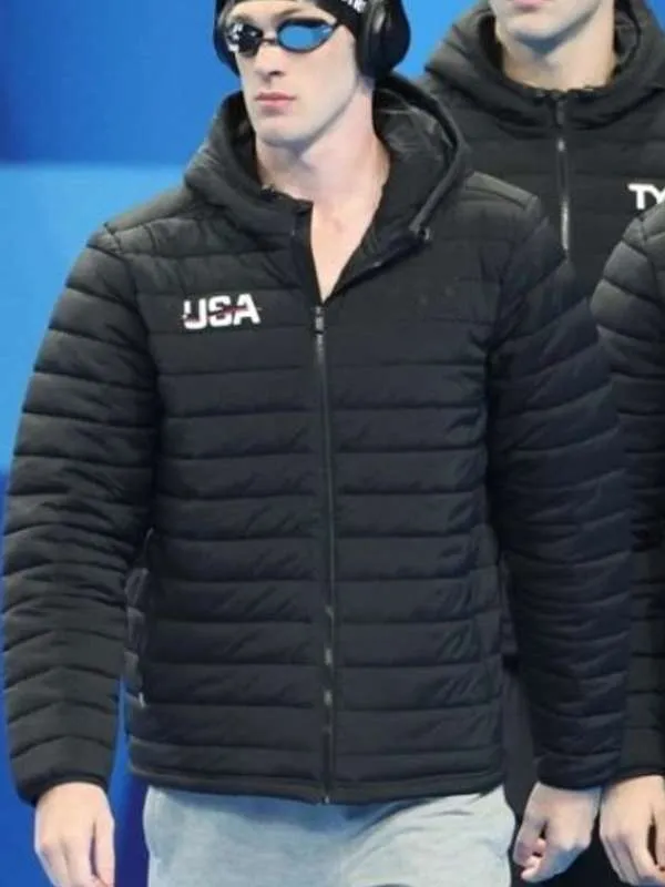 Jack Alexy Team USA Black Puffer Jacket - Image 2