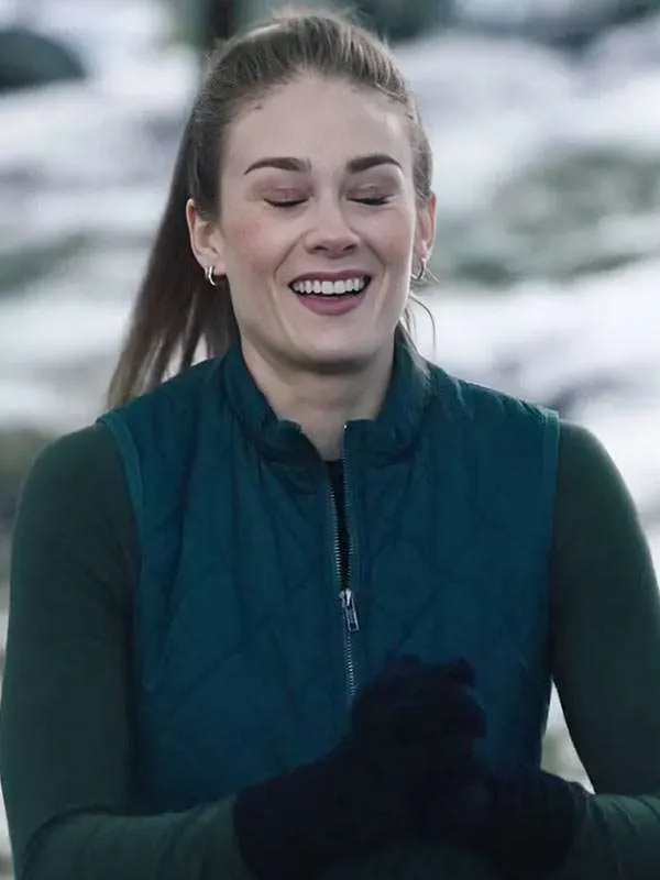 The Way to You movie 2026 Kim Matula Blue Quilted Vest